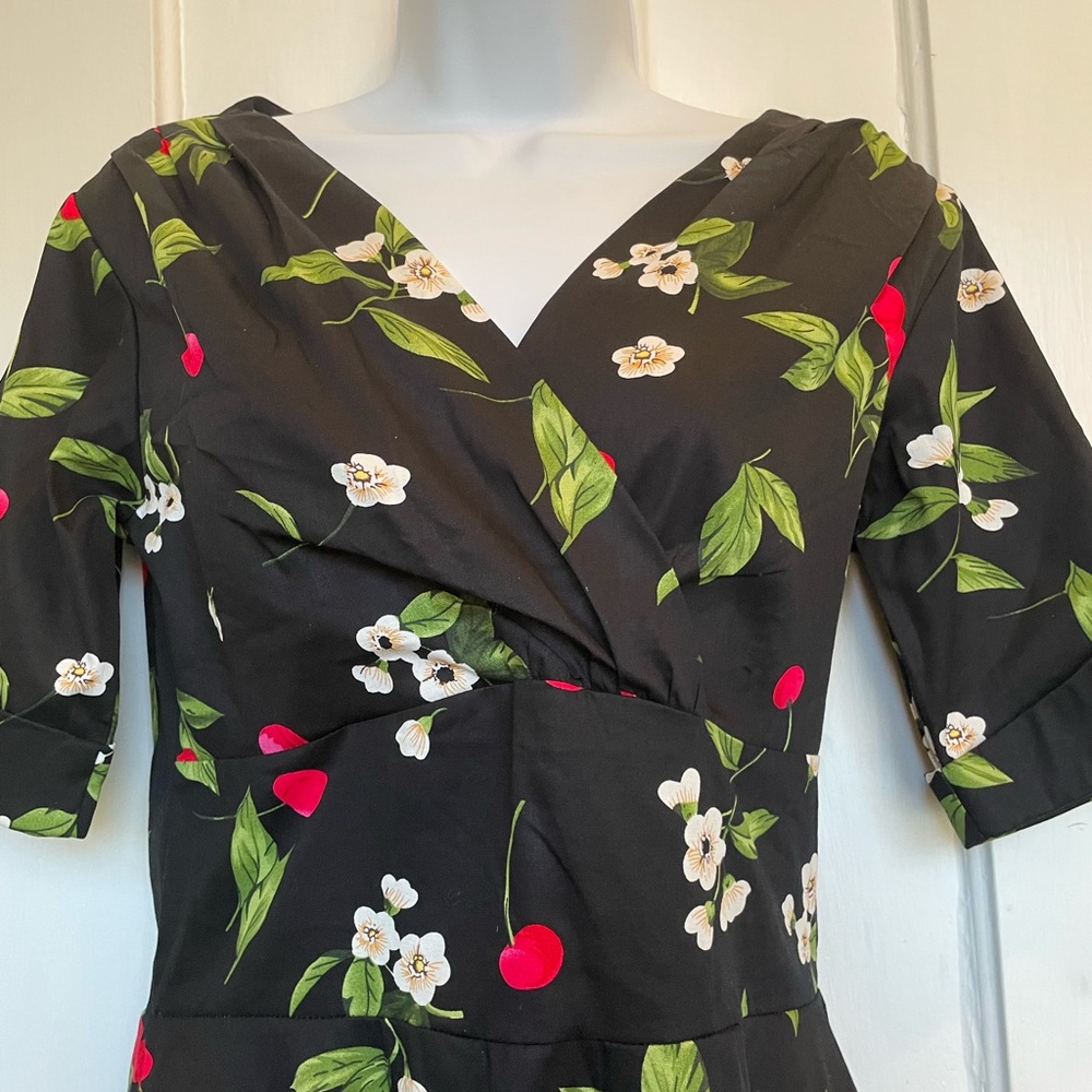 Roosevelt Floral Cherry Print Dress